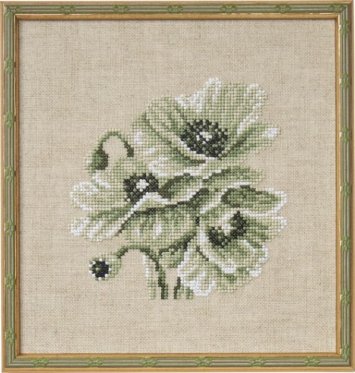 12-1158 Маки (Poppies. Набір для вишивання хрестом PERMIN - 1