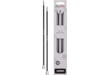 спицы для вязания 41289 Спицы прямые Karbonz KnitPro 35 см 4.50 мм