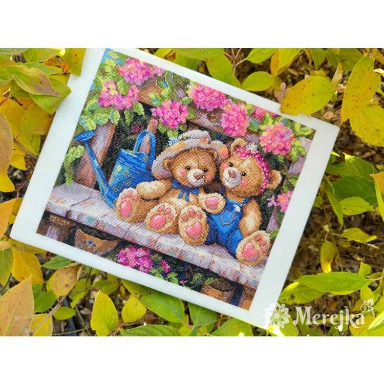K-265 Друзі саду. Набір для вишивки хрестом Мережка - 2