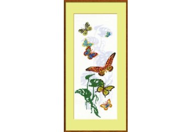  0903 Екзотичні метелики. Набір для вишивки хрестиком Ріоліс