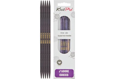 спицы для вязания 19011 Спицы носочные 5,00 мм J'adore Cubics KnitPro 15 см спицы для вязания 19011 Спицы носочные 5,00 мм J'adore Cubics KnitPro 15 см