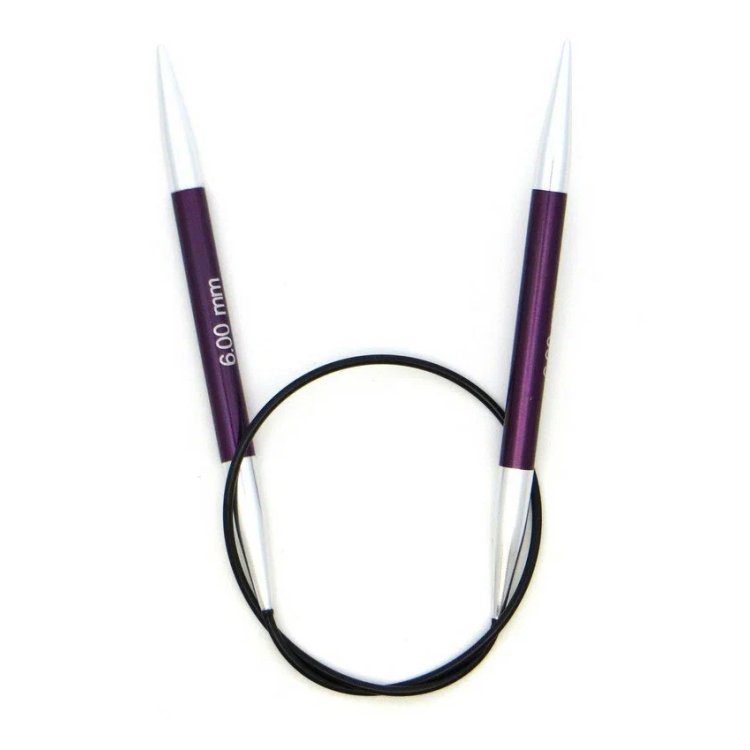 47073 Спиці кругові Zing KnitPro, 40 см, 6,00 мм - 1 47073 Спиці кругові Zing KnitPro, 40 см, 6,00 мм - 1