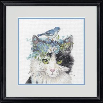 70-35433 Набор для вышивания крестом &quot;Floral Crown Cat&quot; &quot;Цветочный кот&quot; DIMENSIONS - 1