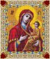 НВ-277/3 Тихвинська ікона Божої Матері. Схема для вишивки бісером - 1