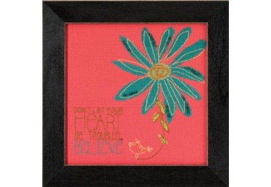 вишивка гладдю AW305101 Віра. Набір для вишивки в змішаній техниці Mill Hill