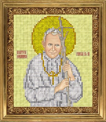 10117 Папа Павло II. Набір для вишивки бісером - 1