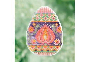 вышивка гладью MH181712 Лотус яйцо. Набор для вышивки в смешанной технике Mill Hill