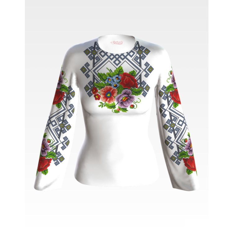 Блузка жіноча (заготовка для вишивки) БЖ-014 - 1