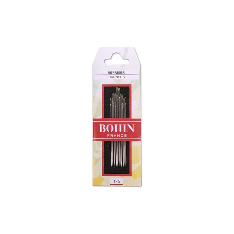00562 Short Darners №1 / 5 (10шт) Набір штопальних голок для шиття Bohin - 1