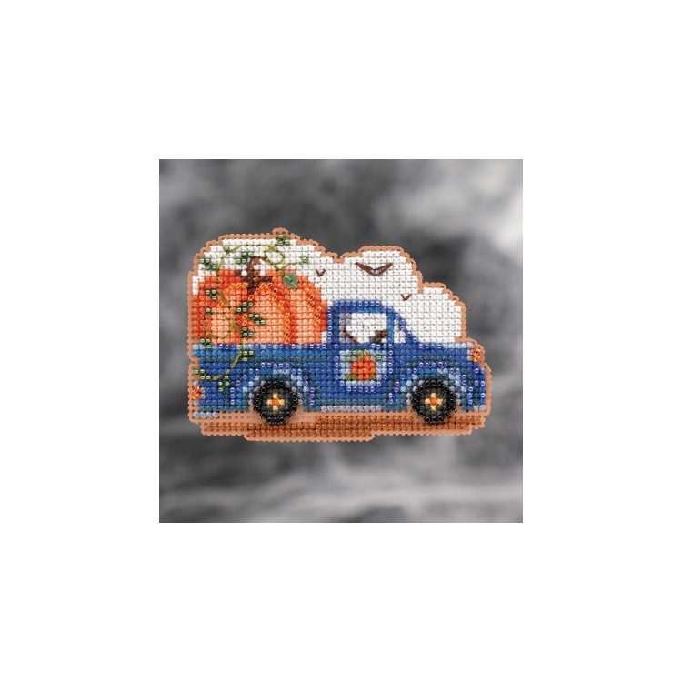 MH182124 Доставка гарбузів. Набір для вишивки в змішаній техниці Mill Hill - 1