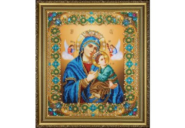  Набор для вышивки бисером Икона Божией Матери Неустанной Помощи Р-417 ТМ Картины бисером