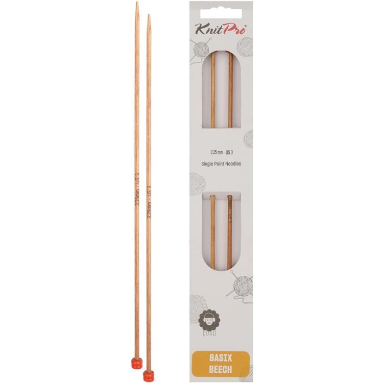 35431 Спиці прямі Basix KnitPro, 30 см, 3.25 мм - 1 35431 Спиці прямі Basix KnitPro, 30 см, 3.25 мм - 1