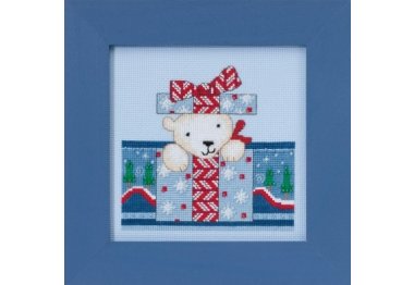 вышивка гладью DM301715 Полярный сюрприз. Набор для вышивки в смешанной технике Mill Hill