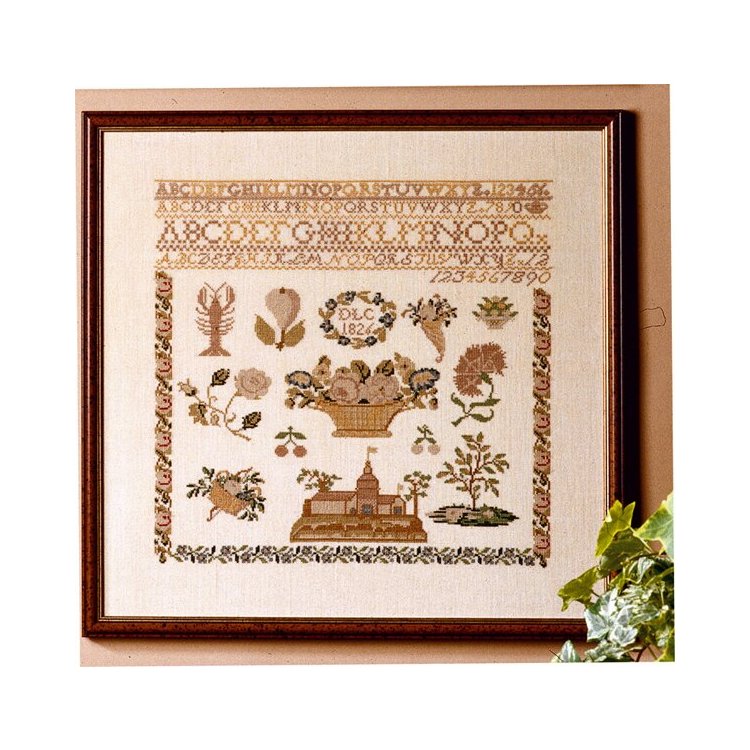 39-3049 Biedermeier 1826. Набор для вышивания крестом PERMIN - 1 39-3049 Biedermeier 1826. Набор для вышивания крестом PERMIN - 1