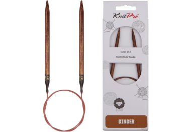 спиці для в'язання 31071 Спиці кругові Ginger KnitPro, 60 см, 5.00 мм спиці для в'язання 31071 Спиці кругові Ginger KnitPro, 60 см, 5.00 мм