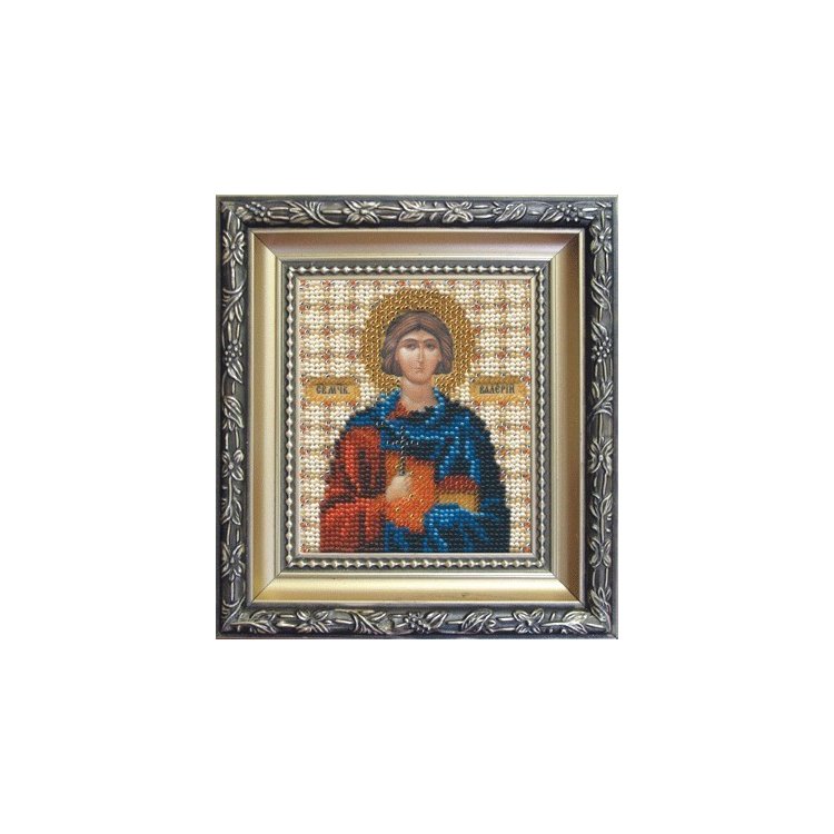Б-1070 Икона святой мученик Валерий Набор для вышивки бисером - 1