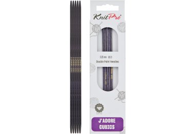 спиці для в'язання 19006 Спиці шкарпеткові 3,25 мм J'adore Cubics KnitPro 15 см спиці для в'язання 19006 Спиці шкарпеткові 3,25 мм J'adore Cubics KnitPro 15 см