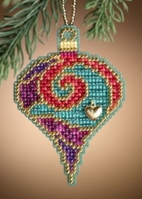 MH161304 Гранатовая спираль. Набор для вышивки в смешанной технике Mill Hill - 1