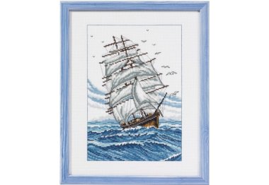  92-2137 Шхуна. Набір для вишивання хрестом PERMIN