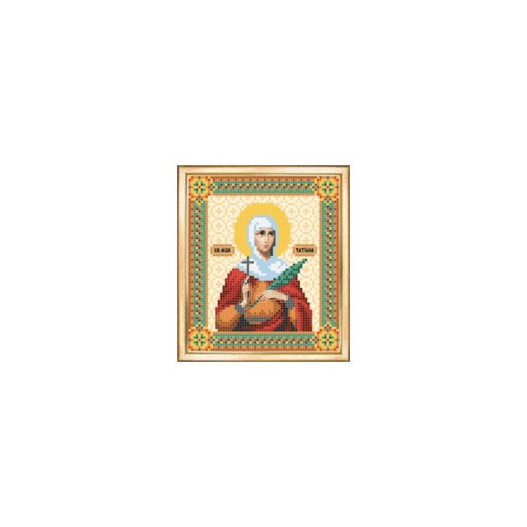 СБІ-014 Іменна ікона свята мучениця Тетяна. Схема для вишивки бісером - 1