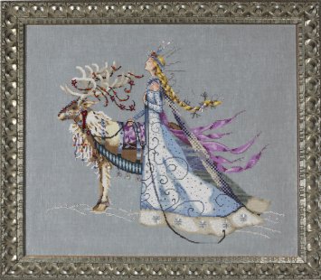 MD143 The Snow Queen // Снігова Королева. Схема для вишивки хрестиком на папері Mirabilia Designs - 1