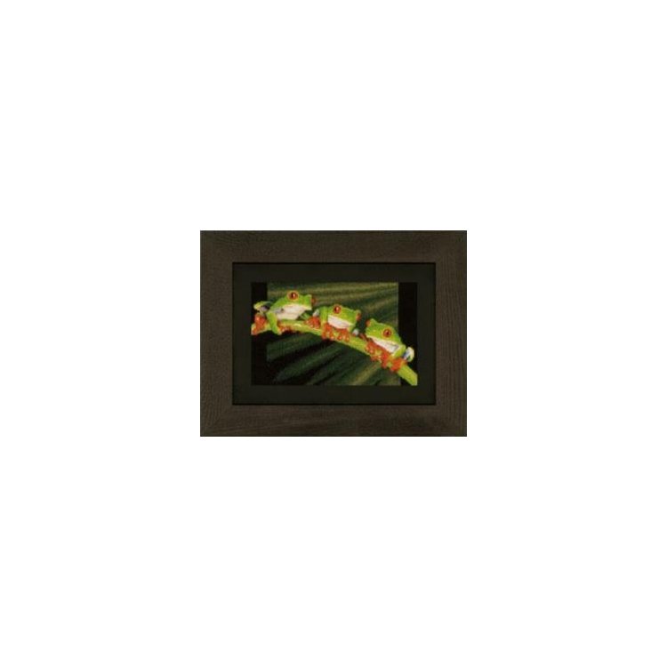 PN-0146866 Древесные лягушки. Набор для вышивки крестом Vervaco - 1