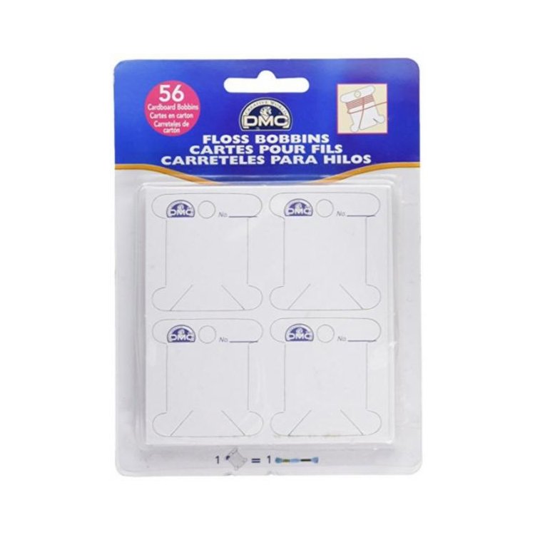 Бобины картонные для мулине (56 шт) DMC арт. 6101/12 - 1