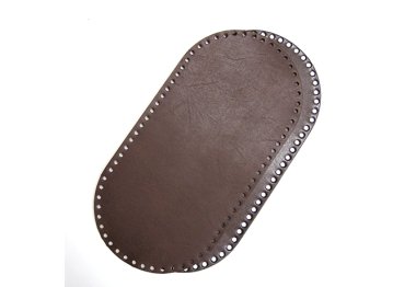  Кожаное дно для сумок Hamanaka (овальное / темно-коричневый) арт. H204-618-2