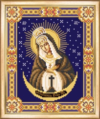 СБІ-027 Ікона Божої Матері Остробрамська. Схема для вишивки бісером - 1