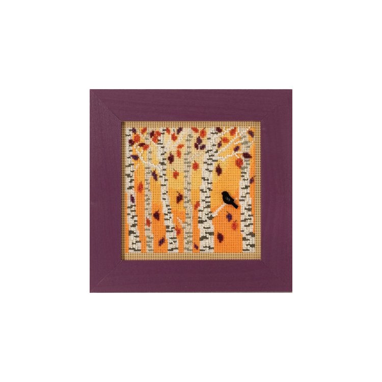 MH141823 Осенние леса. Набор для вышивки в смешанной технике Mill Hill - 1