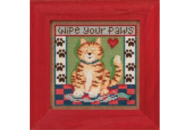 вышивка гладью MH143104 Кошачьи кавычки. Набор для вышивки в смешанной технике Mill Hill