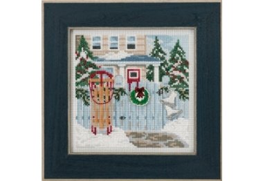 вышивка гладью MH143304 Праздничные воспоминания. Набор для вышивки в смешанной технике Mill Hill