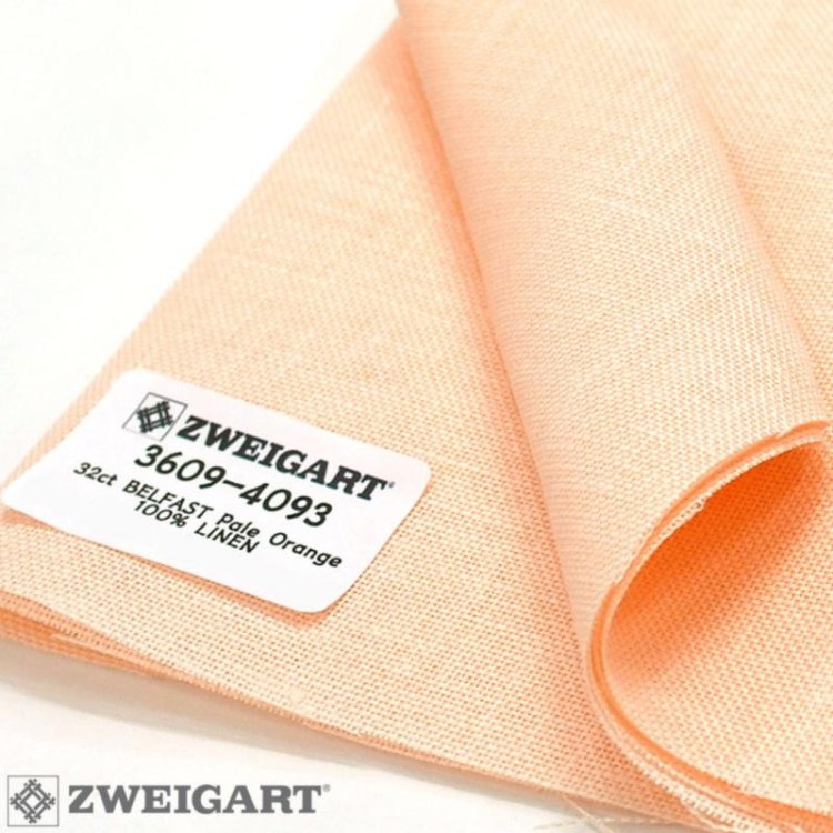3609/4093 Ткань для вышивания Belfast Linen 32 ct. ширина 140 см Zweigart - 1