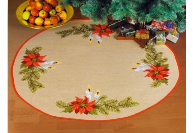  45-2209 Рождественские свечи. Набор для вышивания крестом PERMIN