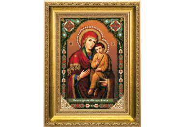  Б-1188 Ікона Божої Матері Святогірська Набір для вишивки бісером
