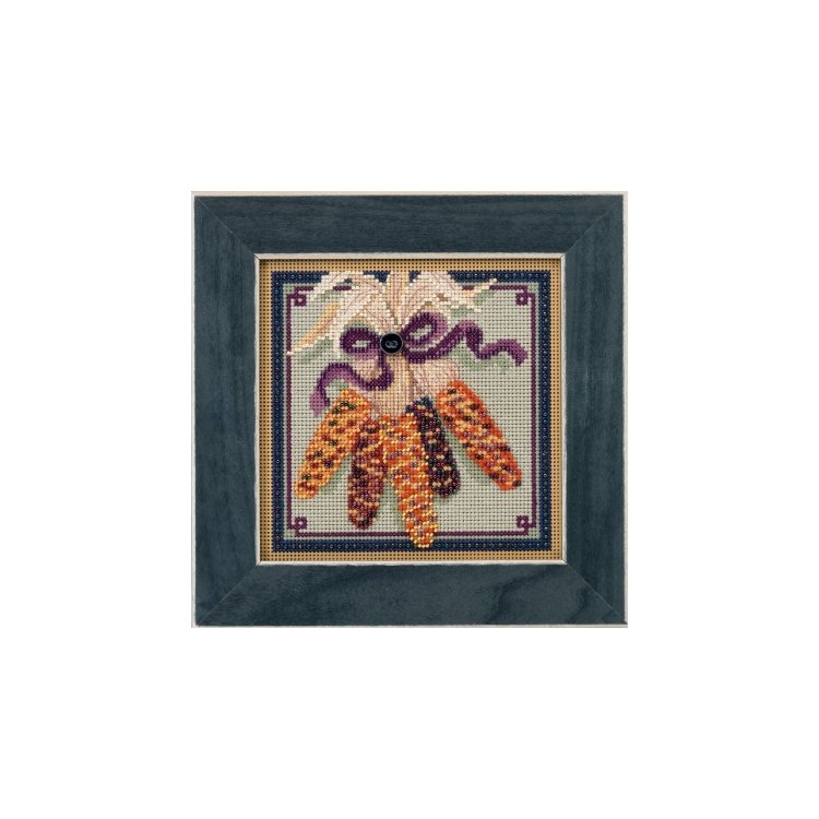 MH141721 Урожай кукурузы. Набор для вышивки в смешанной технике Mill Hill - 1