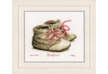  PN-0162101 Дитячі черевички. Набір для вишивки хрестиком Vervaco