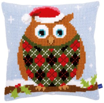 PN-0154717 Christmas Jumper Owl. Набор для вышивки крестом Vervaco - 1