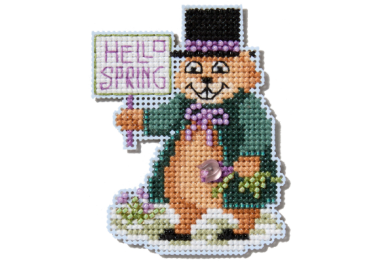 вишивка гладдю MH182531 День бабака. Набір для вишивки в змішаній техниці Mill Hill