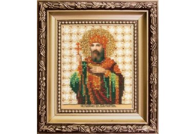  Б-1130 Ікона святий рівноапостольний цар Костянтин Набір для вишивки бісером