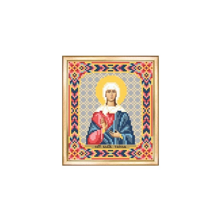 СБІ-104 Іменна ікона свята мучениця Таїсія. Схема для вишивки бісером - 1