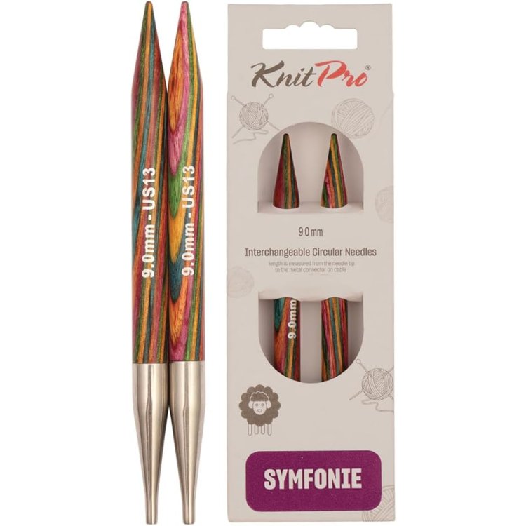 20410 Спиці знімні Symfonie Wood KnitPro, 9.00 мм - 1