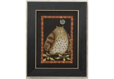 вышивка гладью DM300101 Филин. Набор для вышивки в смешанной технике Mill Hill