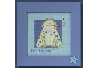 вишивка гладдю DM309104 Жабеня. Набір для вишивки в змішаній техниці Mill Hill