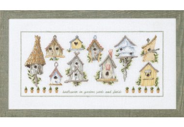  70-8433 Будиночки для птахів. Набір для вишивання хрестом PERMIN