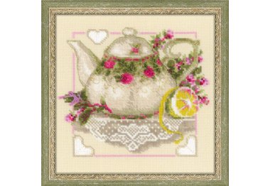  1477 Чай с лимоном. Набор для вышивки крестом Риолис