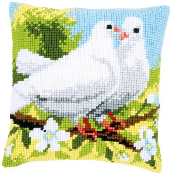 PN-0158106 Белые голуби. Набор для вышивки крестом Vervaco - 1