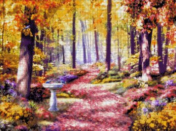 47-3008-НЛ Лесной пейзаж. Набор Для вышивки бисером ТМ Токарева А. - 1