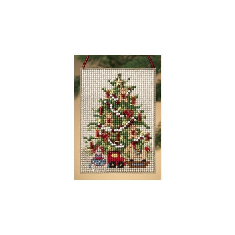 MH160305 Старомодная елка. Набор для вышивки в смешанной технике Mill Hill - 1