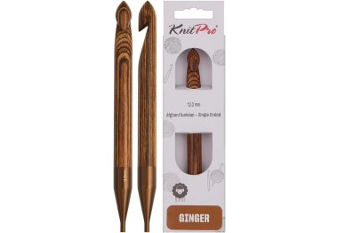 31273 Крючок односторонний тунисский съемный Ginger KnitPro, 12.00 мм 31273 Крючок односторонний тунисский съемный Ginger KnitPro, 12.00 мм